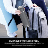 Ninja grey travel bottle 530ml, imported from the UK