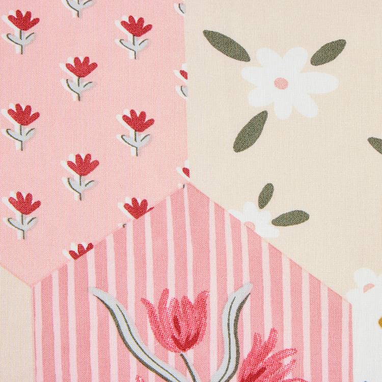 Argos Home pink floral patchwork bedding set for toddlers, imported from the UK