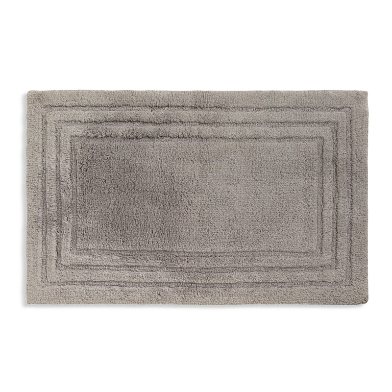 Habitat deep pile bath mat silver 80x50cm, UK version