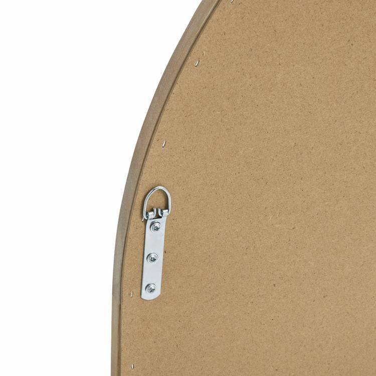 Habitat brown wooden arch wall mirror 90x77cm - British product