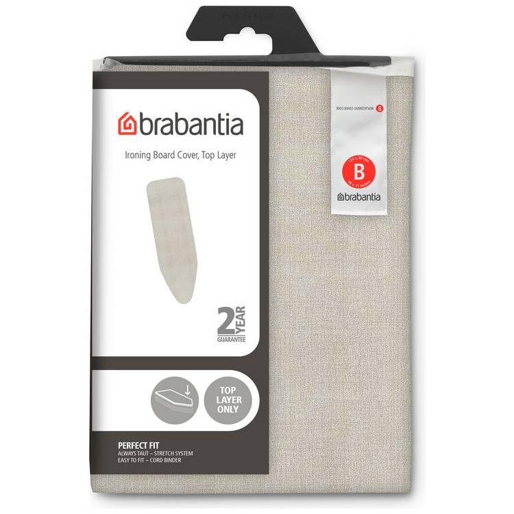 Brabantia ironing board cover denim grey 124x38cm (British brand)