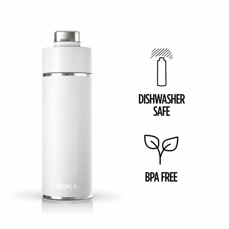 Ninja white travel bottle 700ml, imported from the UK