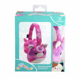 Lazerbuilt Squishmallows Lola plush Bluetooth headphones, imported from the UK