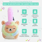 Lazerbuilt Squishmallows Lola plush Bluetooth headphones, imported from the UK