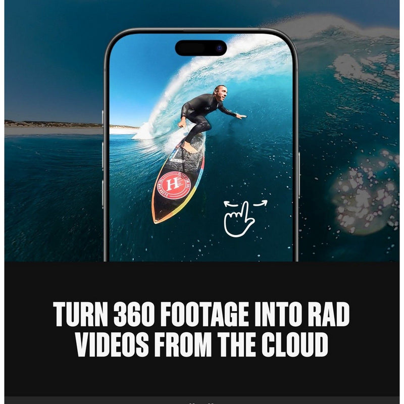 GoPro Max 2 Black 360 camera with 8K video, UK version