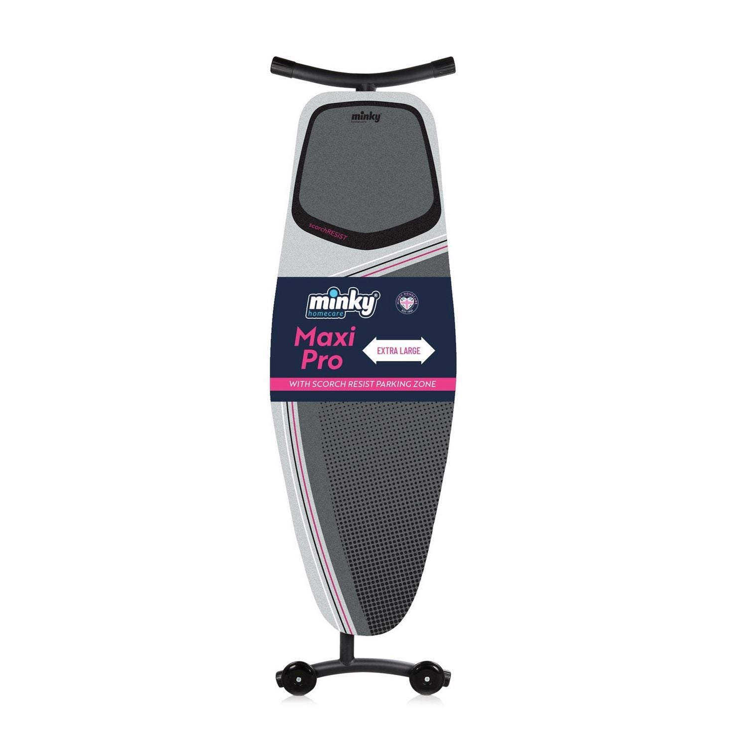 Minky MaxiPro ironing board 135x46cm (British brand)