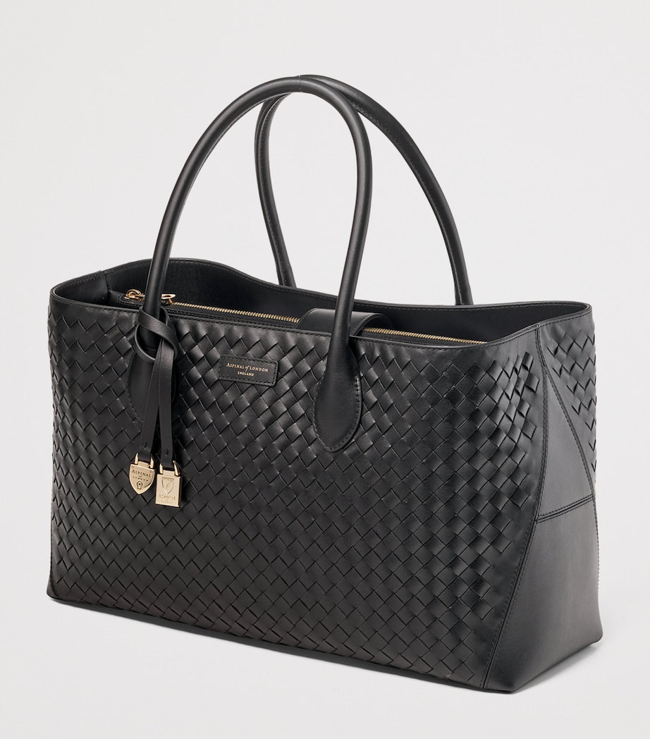 Aspinal of London leather tote bag - British product