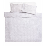Argos Home Cotton Ditsy Floral Trim Grey Bedding Set - King