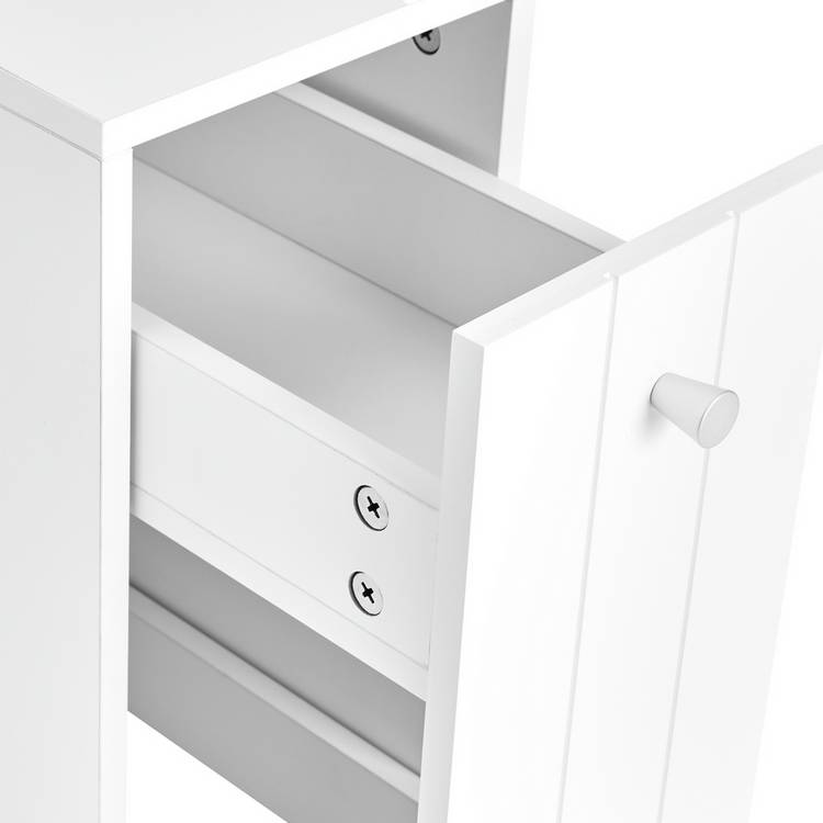 Argos Home toilet roll holder with storage unit white (British brand)