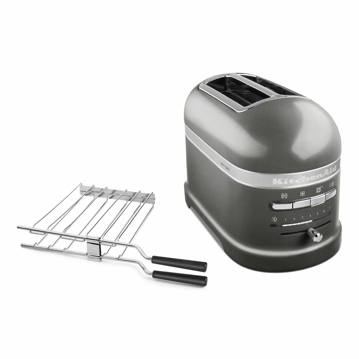 KitchenAid Artisan 2 Slice Toaster Silver - British product