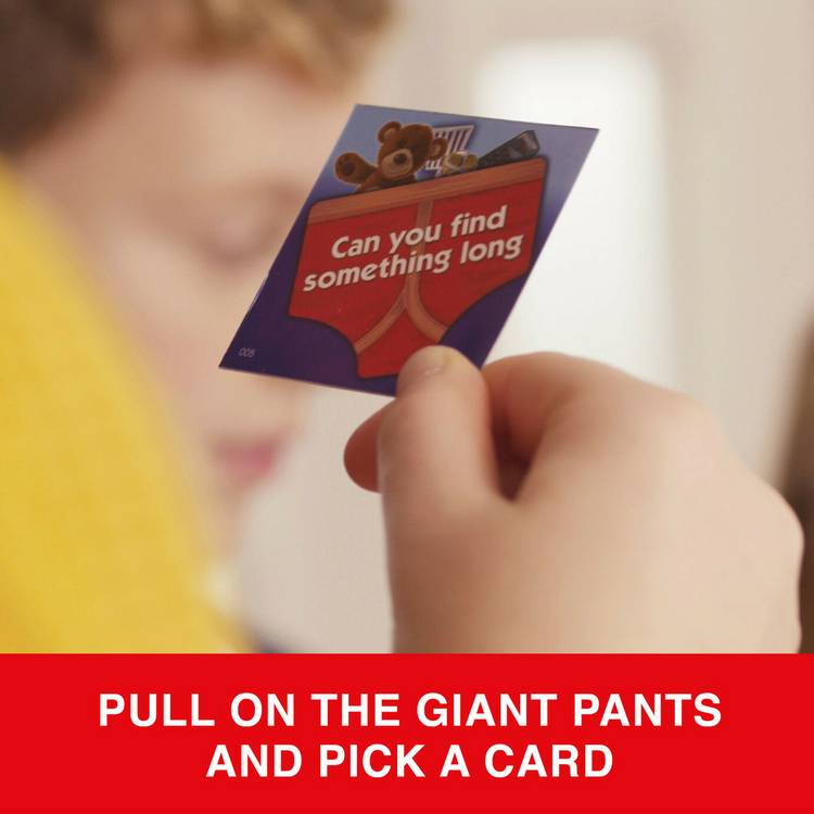 Fill Your Pants scavenger hunt party game for kids and adults, UK version