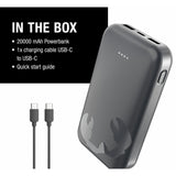 Fresh 'n Rebel power bank grey 20000mAh - British product