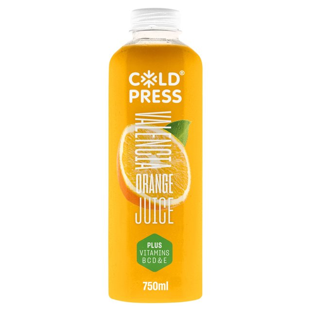 Coldpress Valencia Orange Juice Plus Vitamins   750ml