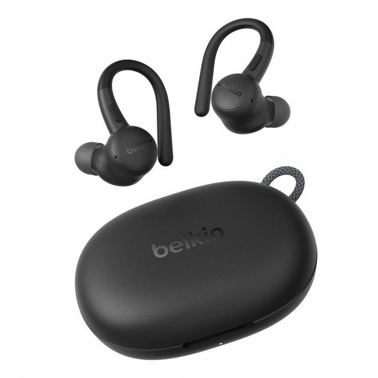 Belkin SoundForm ActiveFit wireless sports earbuds black (British brand)
