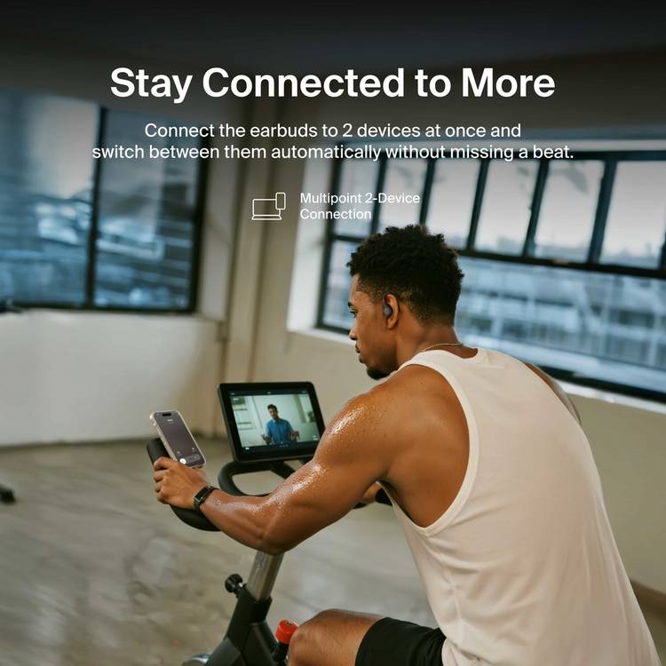 Belkin SoundForm ActiveFit wireless sports earbuds black (British brand)