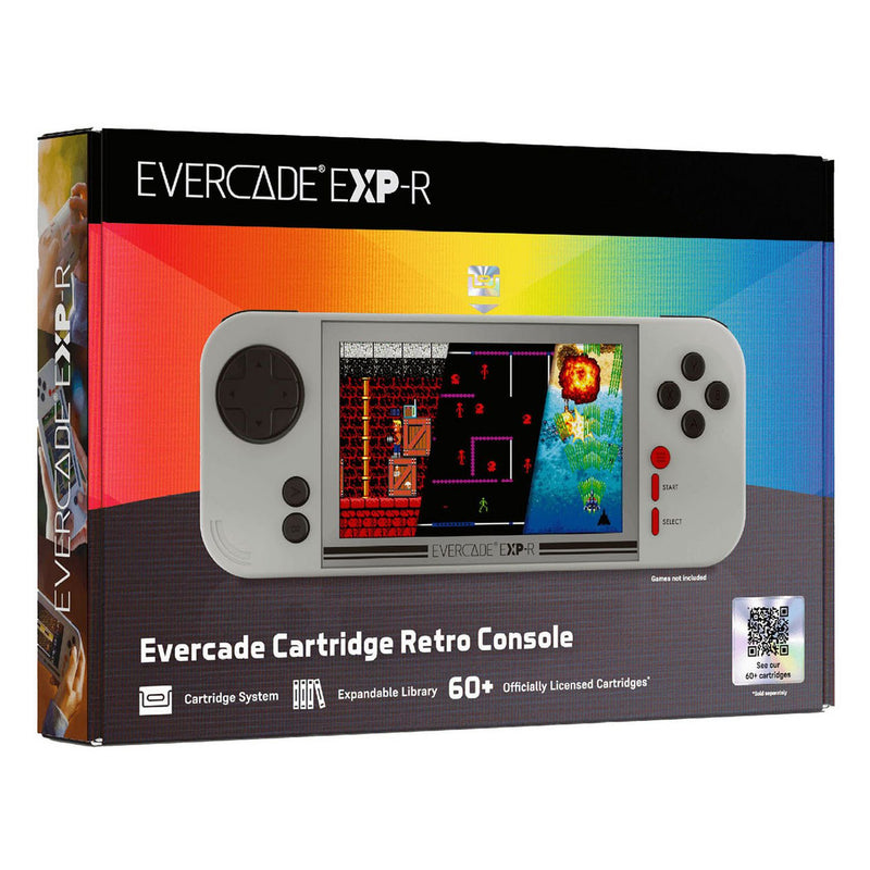 Evercade EXP-R handheld retro gaming console - British product