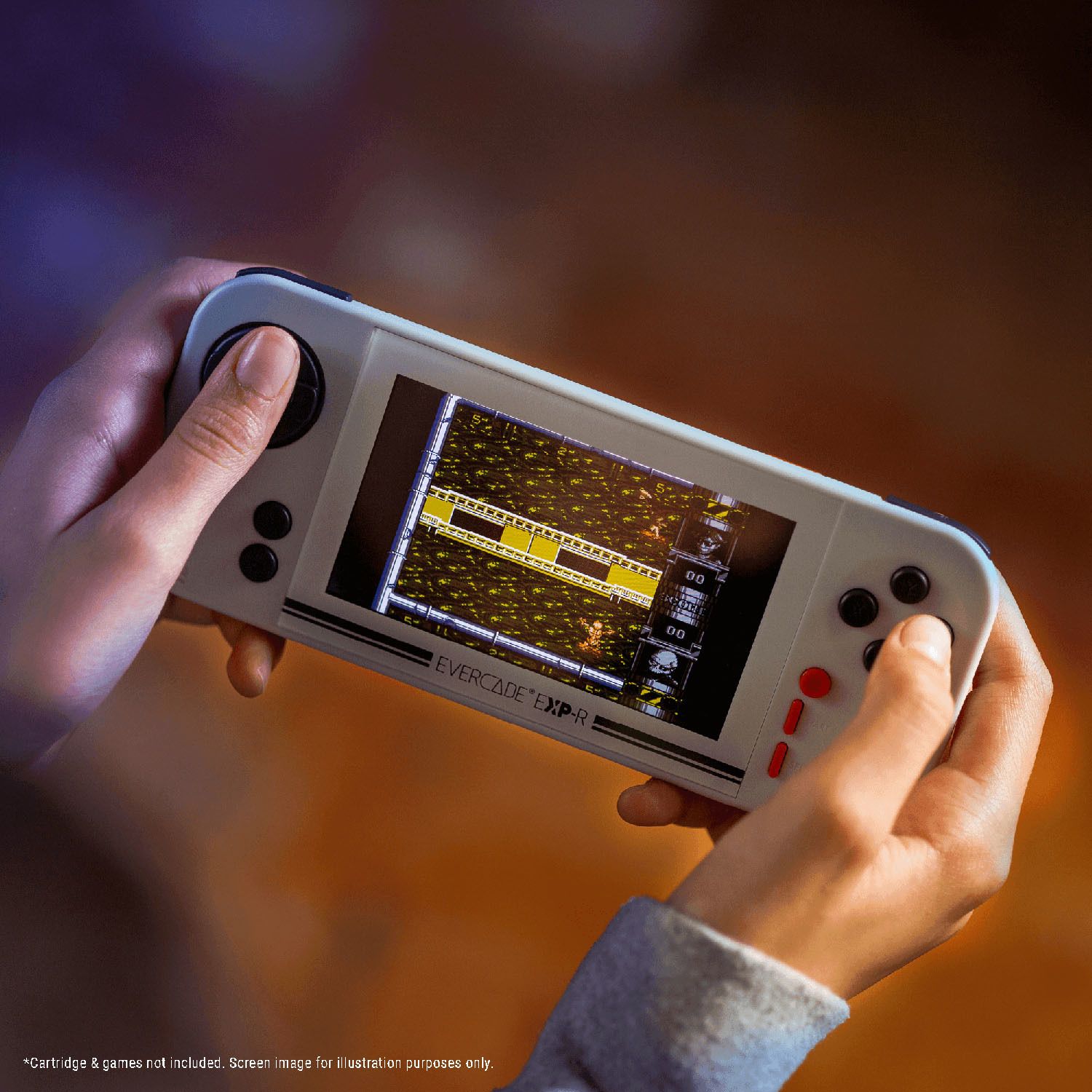 Evercade EXP-R handheld retro gaming console - British product