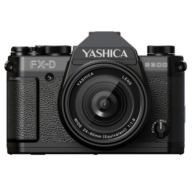 Yashica FX-D S300 50MP black digital camera, UK version