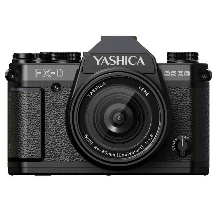 Yashica FX-D S300 50MP black digital camera, UK version