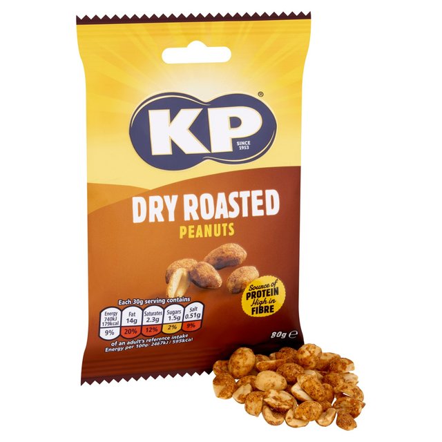 KP Dry Roasted Peanuts   80g