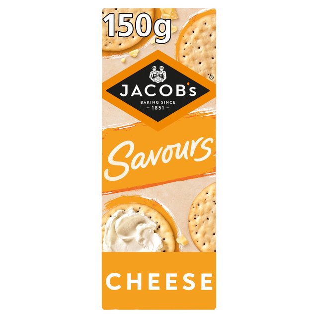 Jacob's Savours Cheese Crackers   150g GOODS M&S   