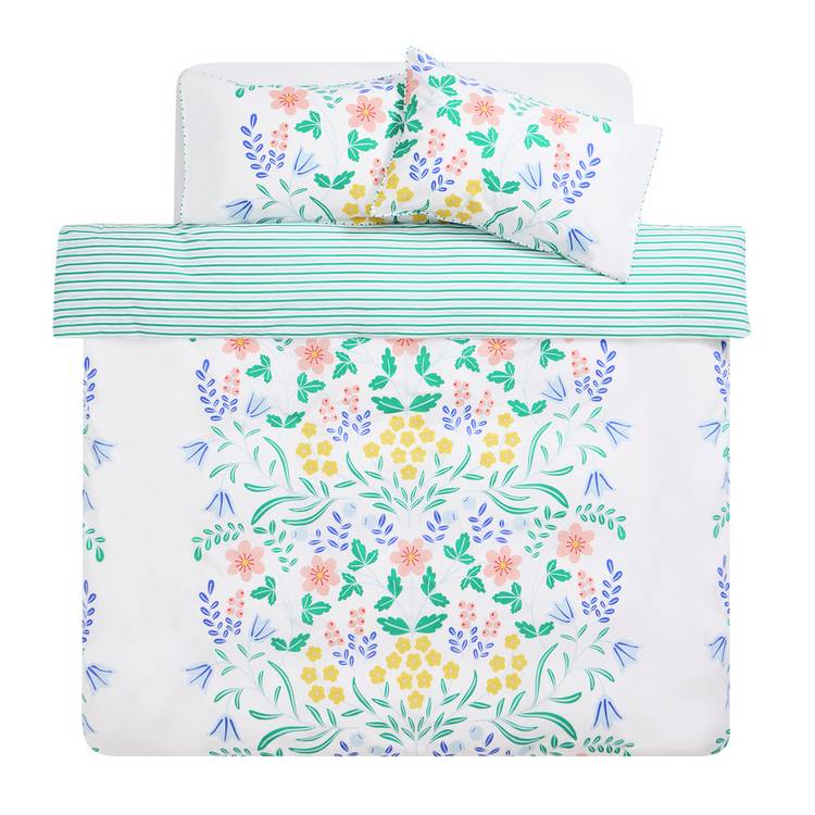 Habitat floral bedding set single, imported from the UK