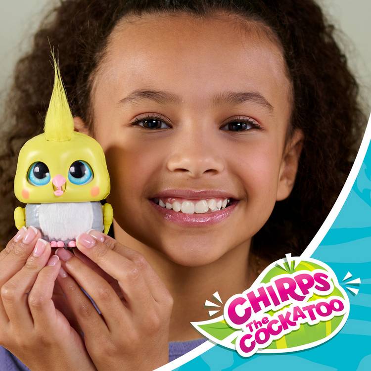 furReal Handfuls Chirps Cockatoo interactive soft toy - British product
