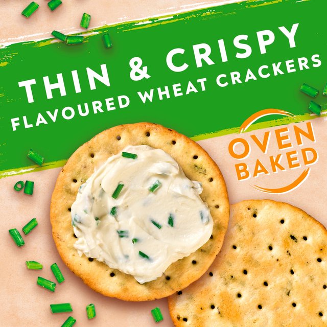 Jacob's Savours Sour Cream & Chive Crackers   150g GOODS M&S   