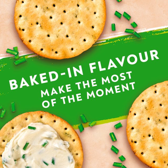 Jacob's Savours Sour Cream & Chive Crackers   150g GOODS M&S   