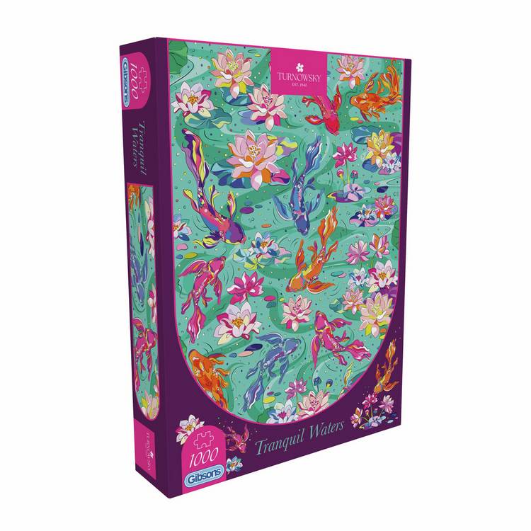 House of Turnowsky Tranquil Waters 1000 piece jigsaw puzzle, imported from the UK