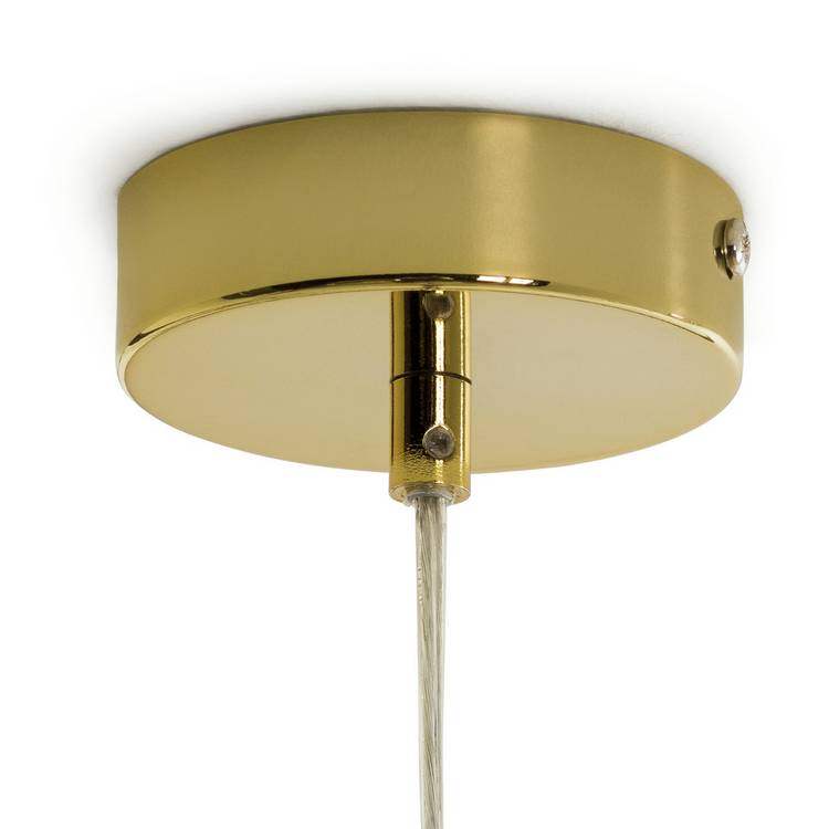 Habitat Sputnik glass pendant light gold 6-light, imported from the UK