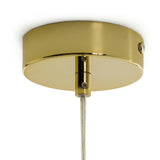 Habitat Sputnik glass pendant light gold 6-light, imported from the UK