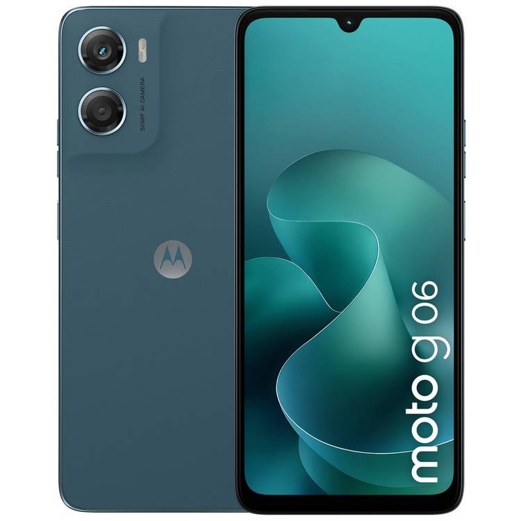 Motorola g06 SIM-free mobile phone blue 64GB (British brand)
