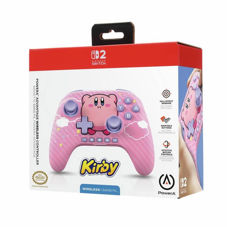 PowerA Kirby wireless controller - British product