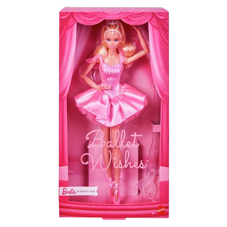 Barbie Ballet Wishes collectible doll 33cm - British product