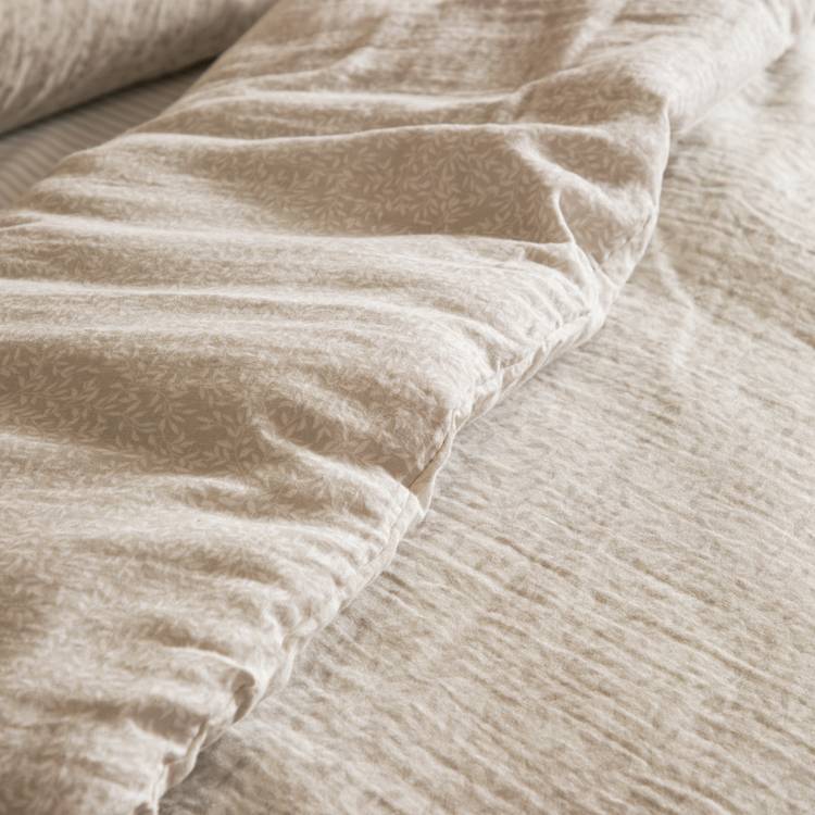 Yard bedding set Perrie Leaf Natural double, imported from the UK