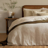Yard bedding set Perrie Leaf Natural double, imported from the UK