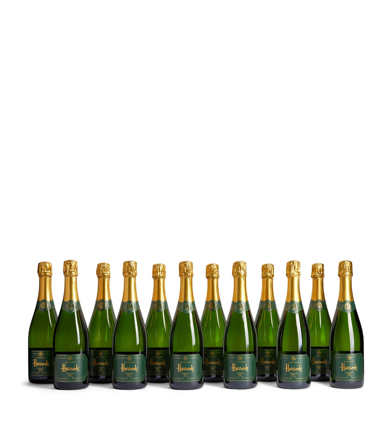 Harrods Brut Premier Cru Non-Vintage Champagne case of 12 bottles, UK version