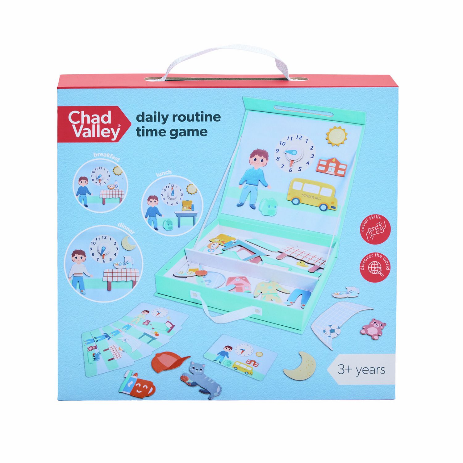 Chad Valley daily routine magnetic game, imported from the UK