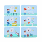 Chad Valley daily routine magnetic game, imported from the UK