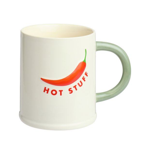 Argos Home Hot Stuff Chilli Pepper Mug 450ml, UK version