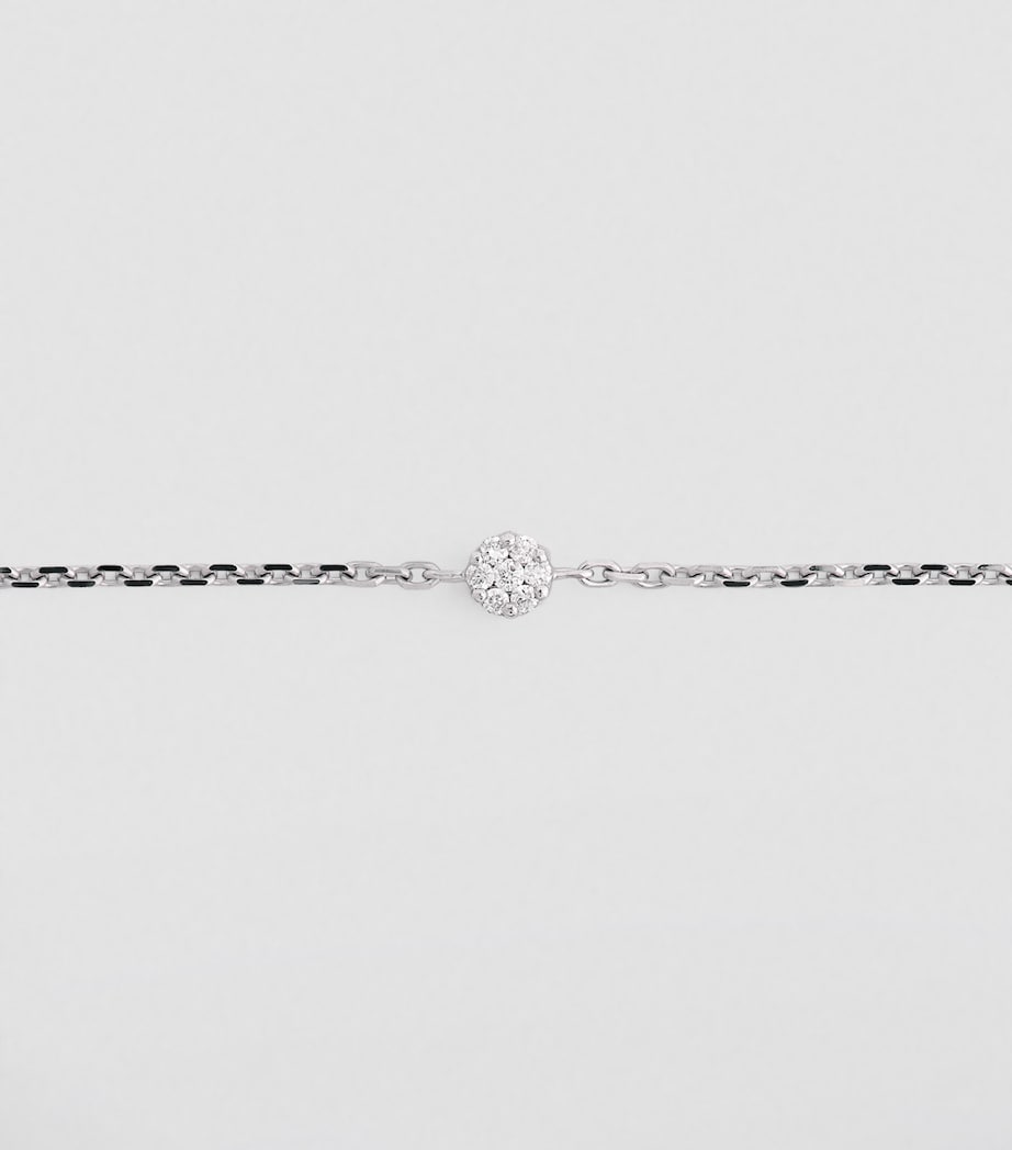 Redline white gold diamond illusion bracelet - British product