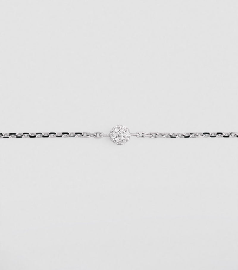 Redline white gold diamond illusion bracelet - British product