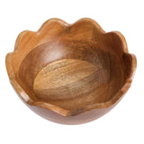 Habitat wooden scalloped salad bowl 26cm, UK version