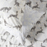 Argos Home hare print bedding set single, imported from the UK