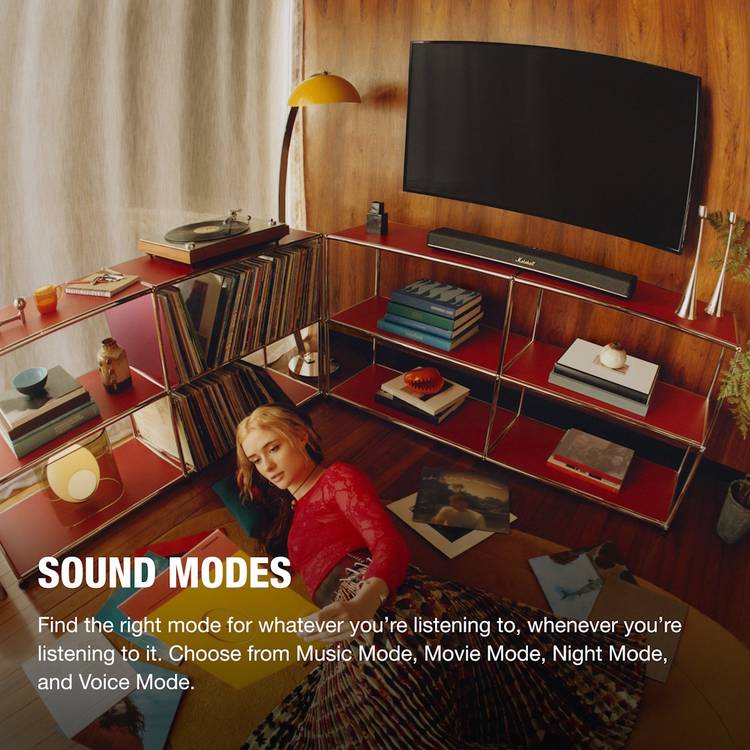 Marshall Heston 60 Dolby Atmos soundbar, imported from the UK