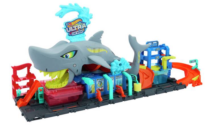 Hot Wheels Ultra Shark Car Wash Playset GOODS Argos