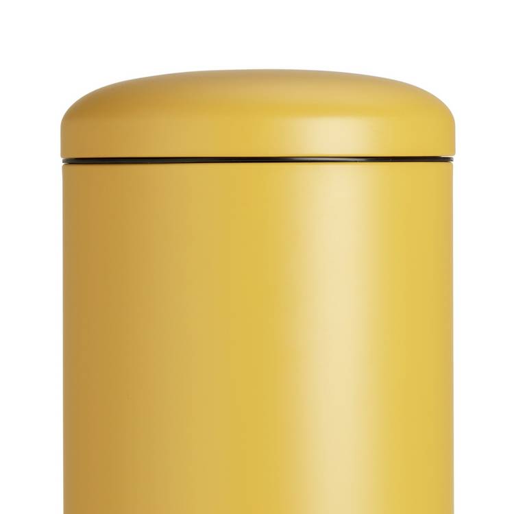 Habitat domed pedal bin mustard 30 litre - British product