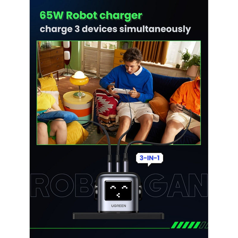 UGREEN Uno 65W GaN charger, imported from the UK