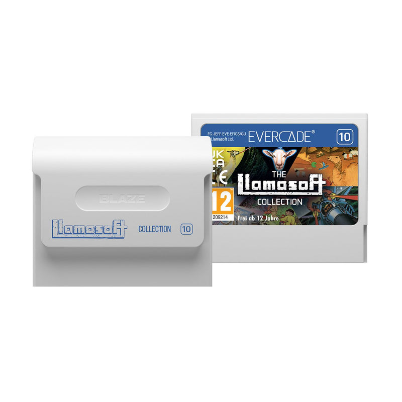 Evercade Llamasoft Collection multi-game cartridge, imported from the UK